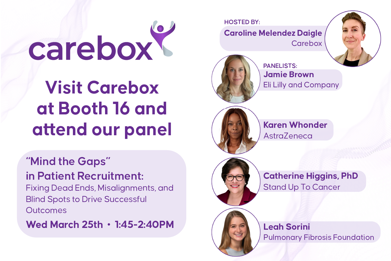 Carebox to Host Interactive Session on Eliminating Recruitment Dead Ends at Patients as Partners